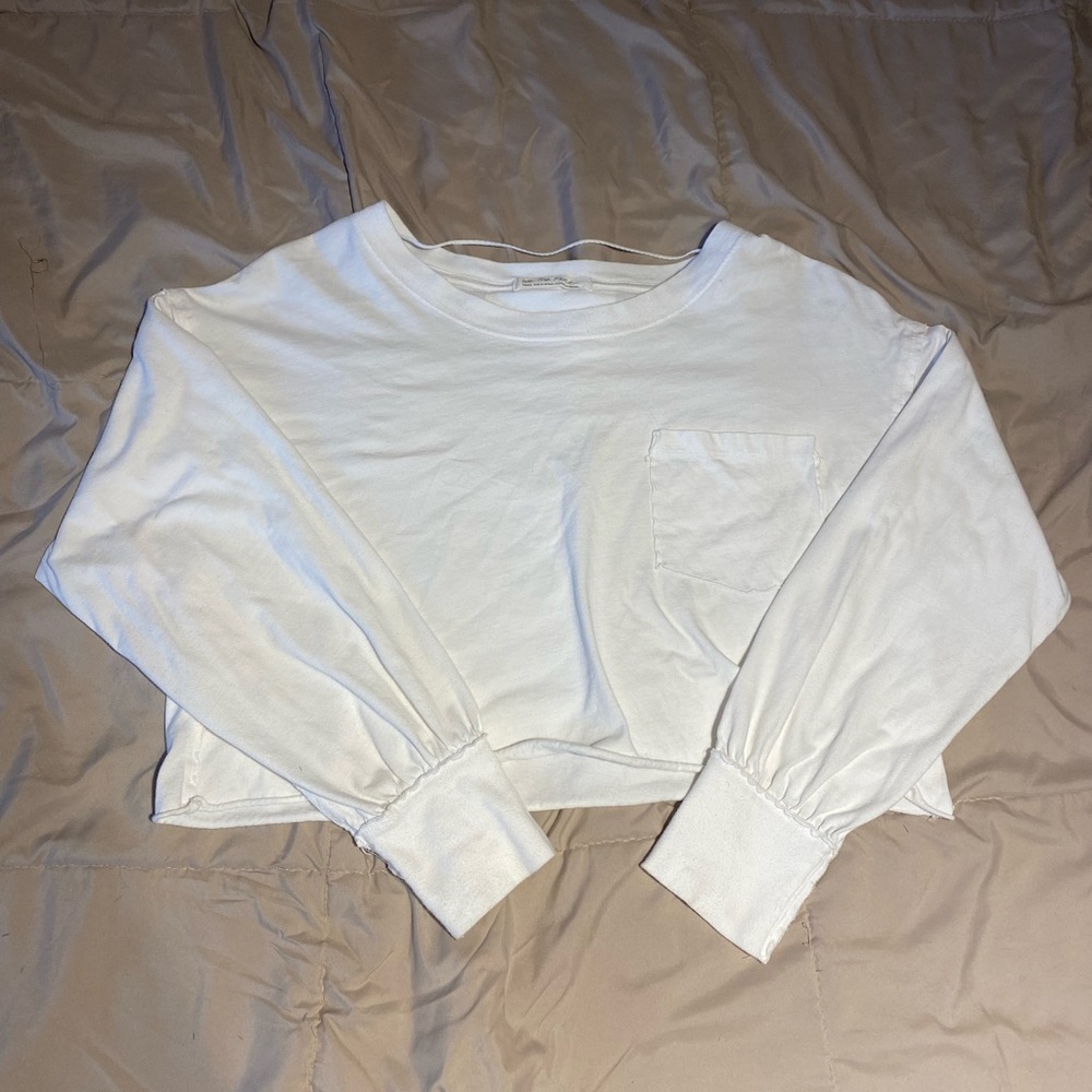 Free People Cropped Long Sleeve